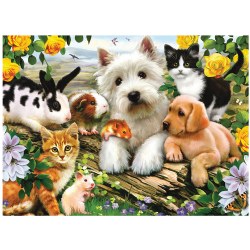 Happy Animals 300 Piece Jigsaw Puzzle