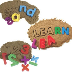 Alphabet And Number Sand Molds (Set Of 3)