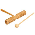 10" 2-Tone Block w/ Mallet
