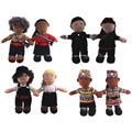 Multicultural Friends- Dressing Doll Set