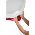 Fitted Mat Sheets - White (Set of 4)