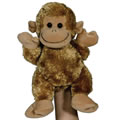 Plush Monkey Hand Puppet