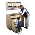 Step Up Changing Table and Diaper Display
