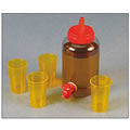 Drink Cooler with 4 Cups