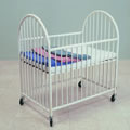 White Mini Crib