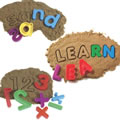 Alphabet And Number Sand Molds (Set Of 3)