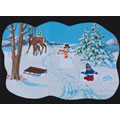 Winter Scene Flannelboard Pre-cut set