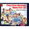 Five Little Monkeys Wash The Car (Paperback)