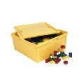 Xtra-Large LEGO&reg; Storage Bin w/ Lid - Yellow