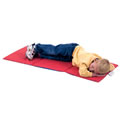 3 Fold 19" X 45" X 3/4" Blue/Red Mat