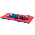 4 Fold 1"  Red/Blue Mat