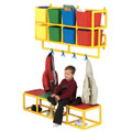 4 Section Dressing Bench (56"L x 15"D x 12"H)
