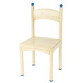 Solid Maple Teacher Chair-Blue