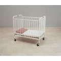 Folding White Crib