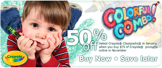 Colorful Combo - Buy Now, Save 50% on Classpacks in January