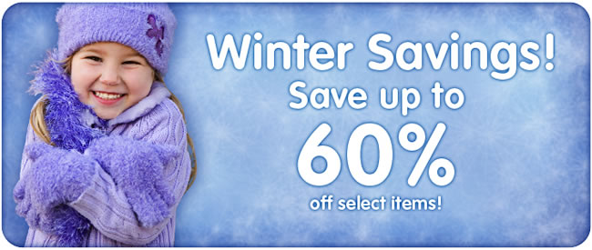 Winter Savings - Save up to 60% off select items